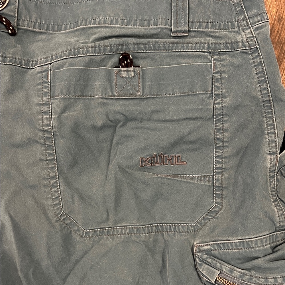 Kuhl Men's Teal Cargo Shorts - Picture 9 of 12